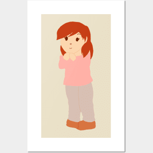 Shy Girl Posters and Art